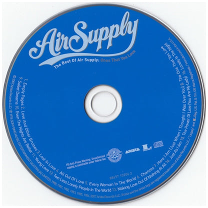 AIR SUPPLY - ONES THAT YOU LOVE: BEST OF AIR SUPPLY | CD