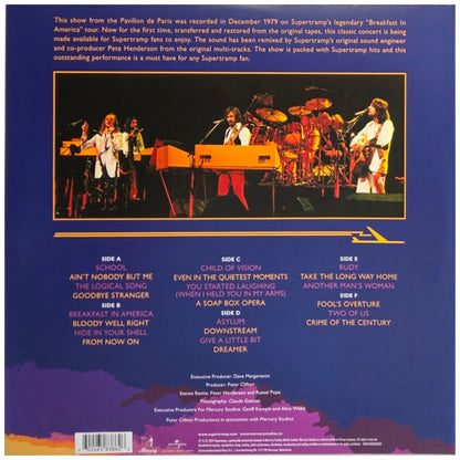 SUPERTRAMP - LIVE IN PARIS '79 (3LP) (2025) | VINILO