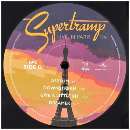SUPERTRAMP - LIVE IN PARIS '79 (3LP) (2025) | VINILO