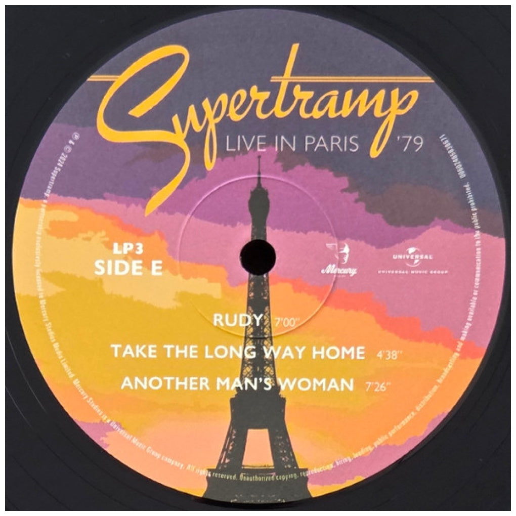 SUPERTRAMP - LIVE IN PARIS '79 (3LP) (2025) | VINILO