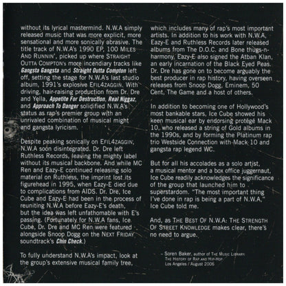 N.W.A. - BEST OF N.W.A: THE STREET KNOWLEDGE | CD