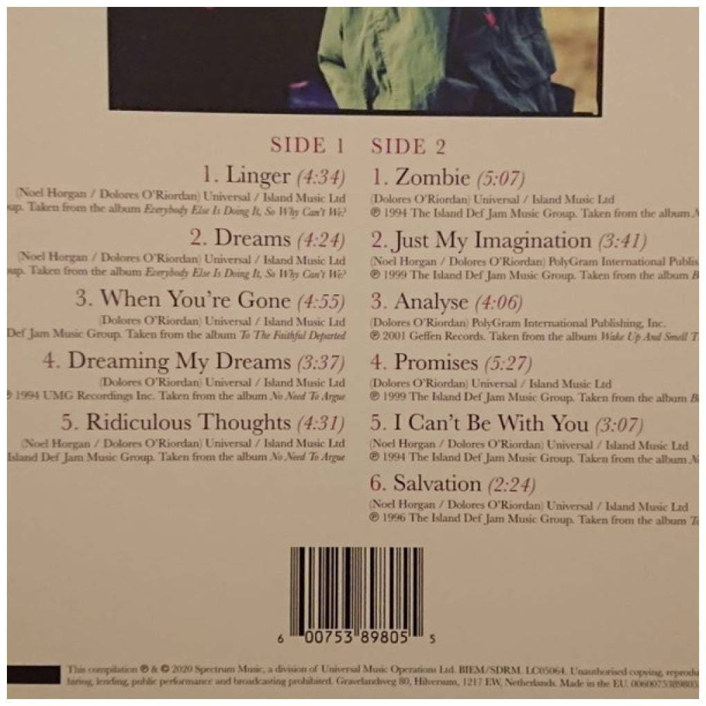 CRANBERRIES - DREAMS: THE COLLECTION | VINILO
