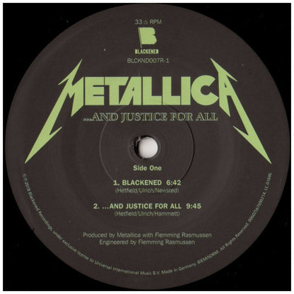 METALLICA - ...AND JUSTICE FOR ALL (REMASTERED) (2LP) | VINILO