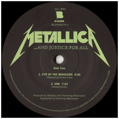 METALLICA - ...AND JUSTICE FOR ALL (REMASTERED) (2LP) | VINILO