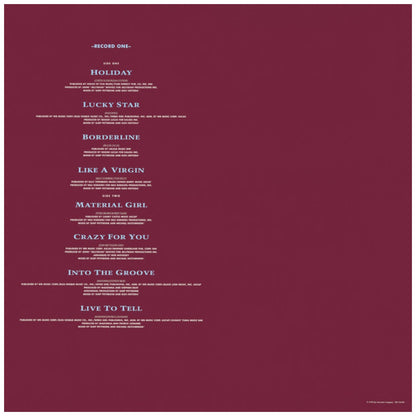 MADONNA - INMACULATE COLLECTION (2LP) | VINILO