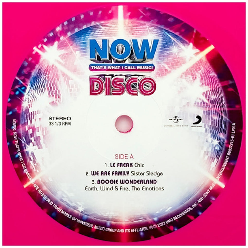 NOW THAT'S WHAT I CALL DISCO - NOW THAT'S WHAT I CALL DISCO (2LP) (EXCLUSIVE) (2LP) (OPAQUE HOT PINK/SKY BLUE VINYL) | VINILO