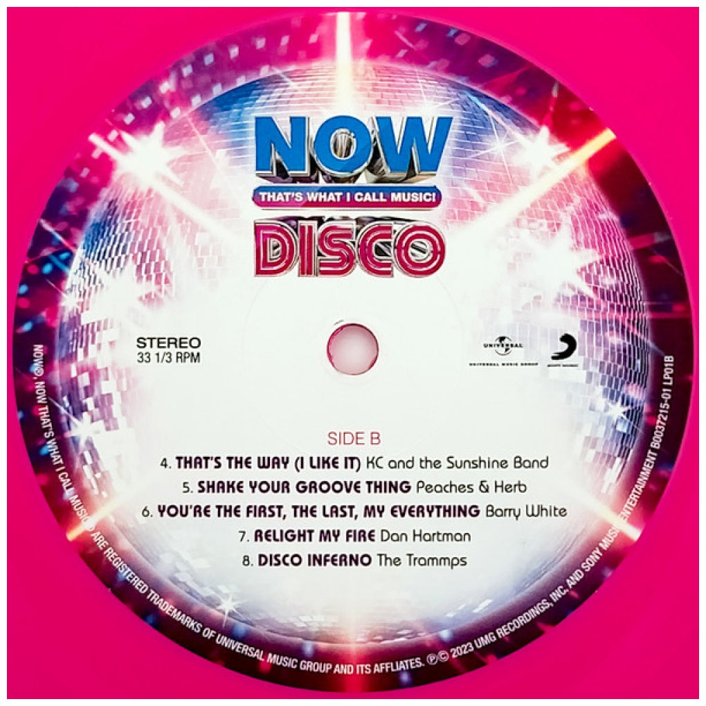 NOW THAT'S WHAT I CALL DISCO - NOW THAT'S WHAT I CALL DISCO (2LP) (EXCLUSIVE) (2LP) (OPAQUE HOT PINK/SKY BLUE VINYL) | VINILO