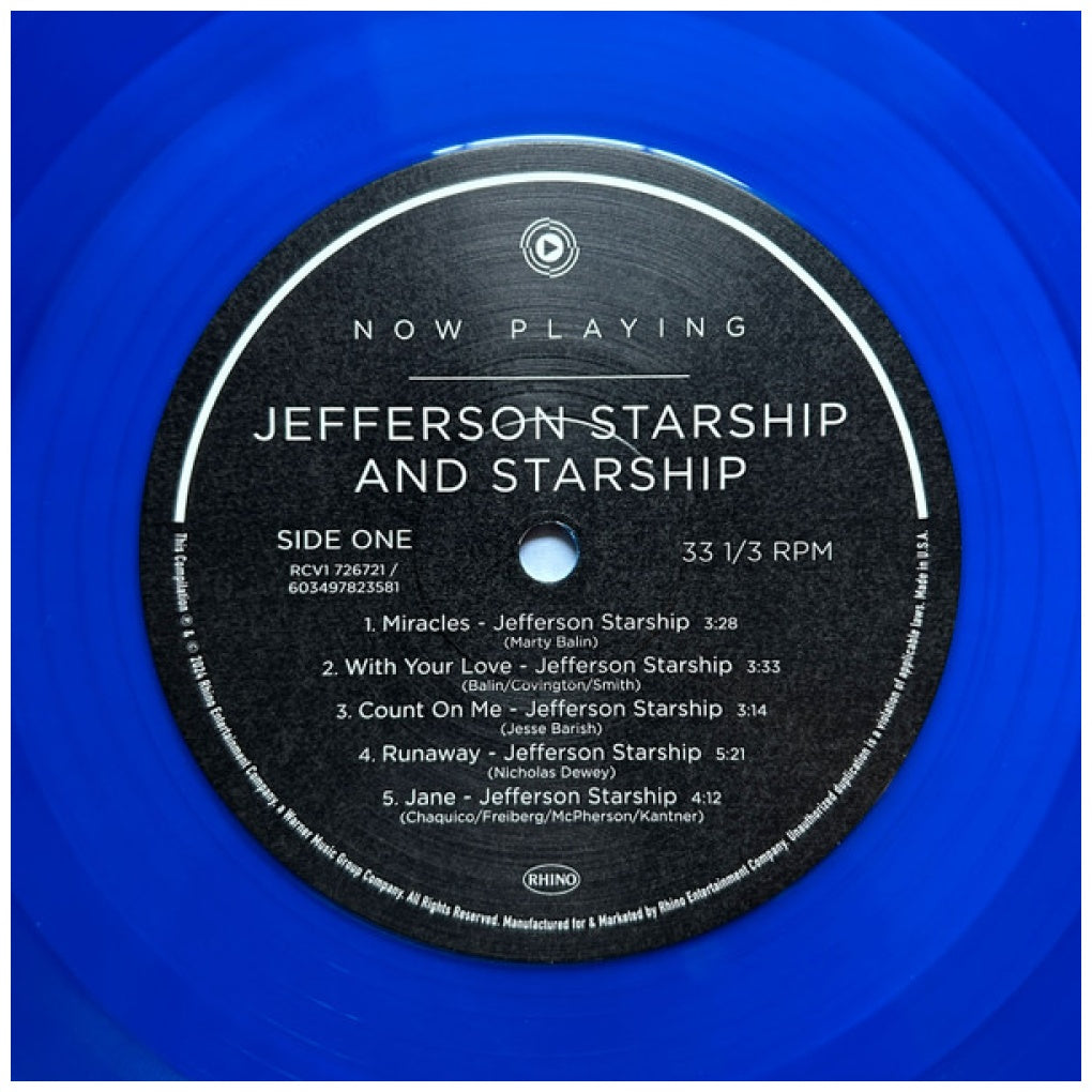JEFFERSON STARSHIP & STARSHIP - NOW PLAYING (COBALT BLUE VINYL) | VINILO
