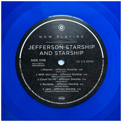 JEFFERSON STARSHIP & STARSHIP - NOW PLAYING (COBALT BLUE VINYL) | VINILO