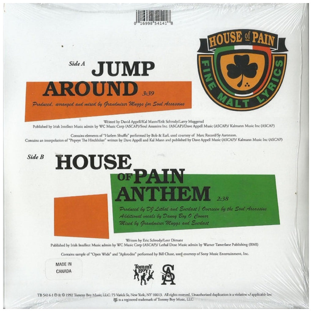 HOUSE OF PAIN - JUMP AROUND | 7" SINGLE