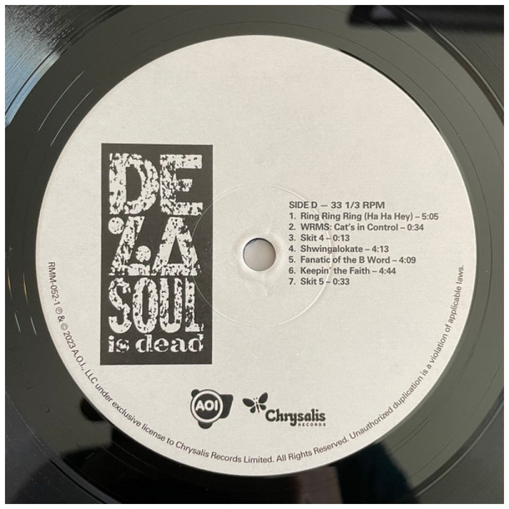 DE LA SOUL - DE LA SOUL IS DEAD (2LP) | VINILO