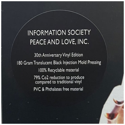 INFORMATION SOCIETY - PEACE & LOVE, INC. - 30TH ANNIVERSARY (2LP) | VINILO