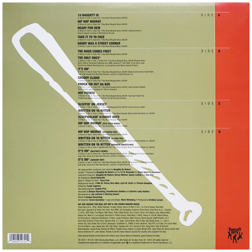 NAUGHTY BY NATURE - 19 NAUGHTY III - 30TH ANNIVERSARY (2LP) (ORANGE VINYL) | VINILO