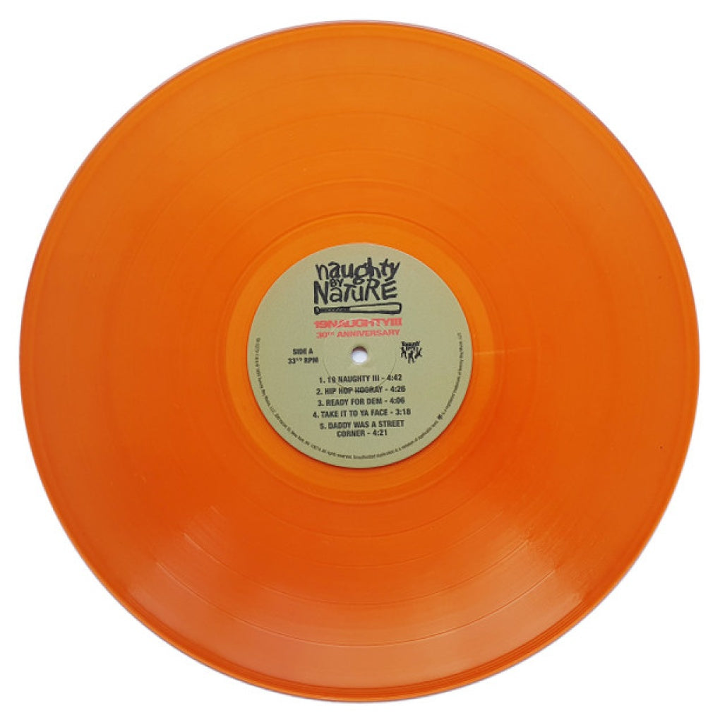 NAUGHTY BY NATURE - 19 NAUGHTY III - 30TH ANNIVERSARY (2LP) (ORANGE VINYL) | VINILO