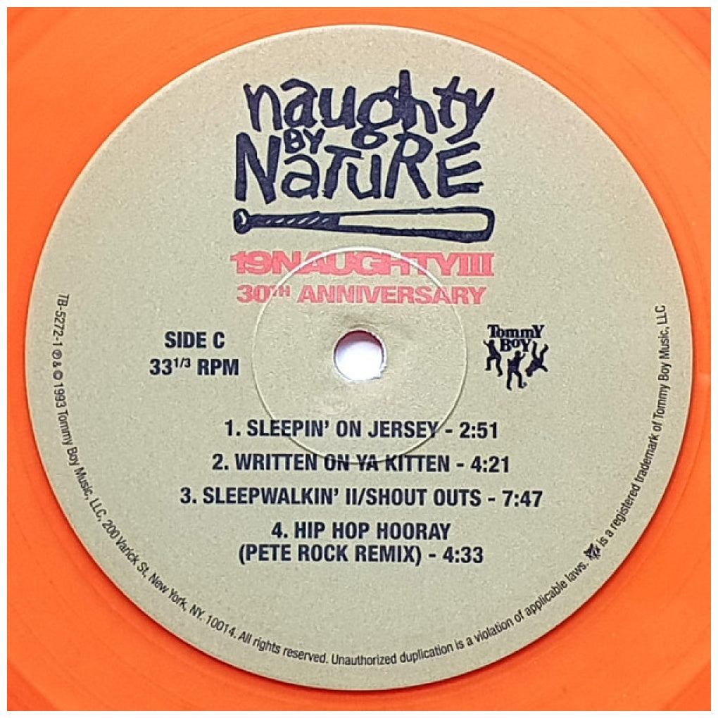 NAUGHTY BY NATURE - 19 NAUGHTY III - 30TH ANNIVERSARY (2LP) (ORANGE VINYL) | VINILO