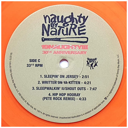 NAUGHTY BY NATURE - 19 NAUGHTY III - 30TH ANNIVERSARY (2LP) (ORANGE VINYL) | VINILO