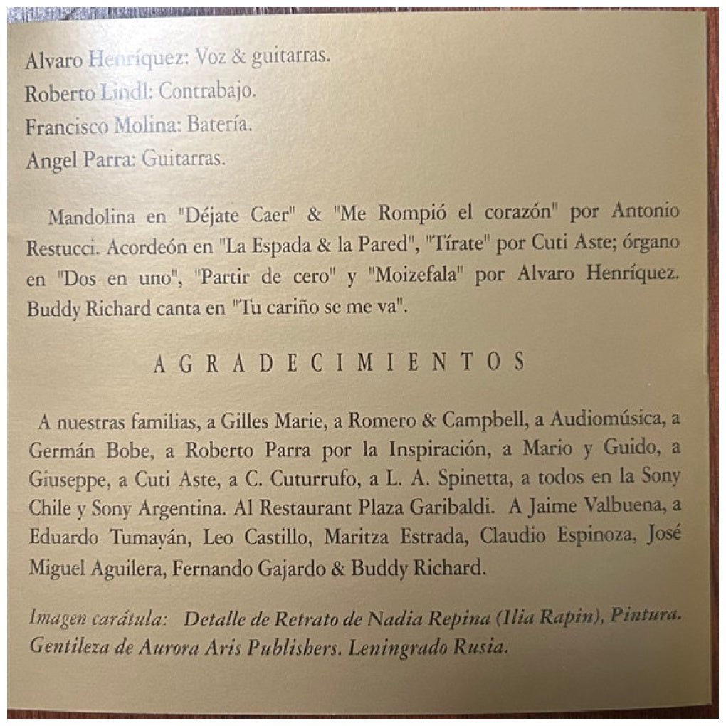 LOS TRES - LA ESPADA Y LA PARED | CD