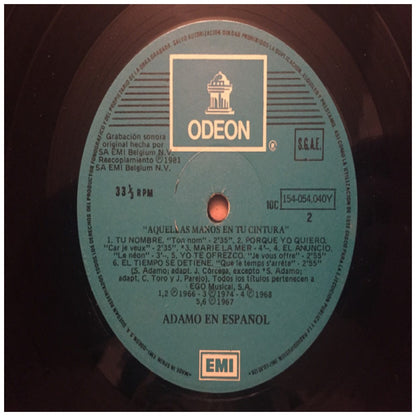 ADAMO - ADAMO EN ESPAÑOL (2LP)  | VINILO USADO