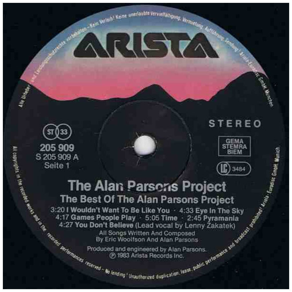 ALAN PARSONS PROJECT - THE BEST OF | VINILO USADO