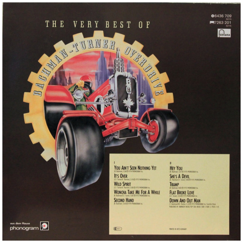 BACHMANN-TURNER OVERDRIVE - THE VERY BEST OF | VINILO USADO