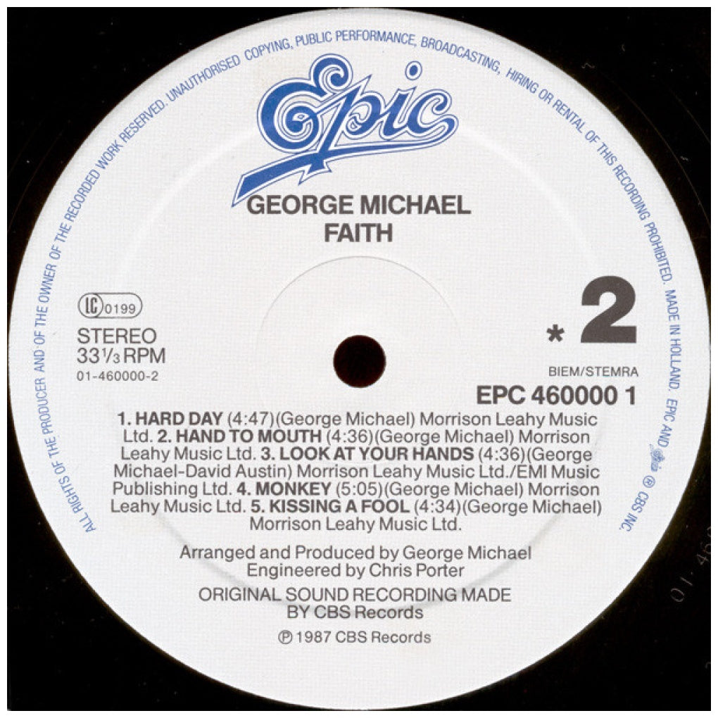 GEORGE MICHAEL - FAITH | VINILO USADO