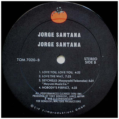 JORGE SANTANA - JORGE SANTANA | VINILO USADO