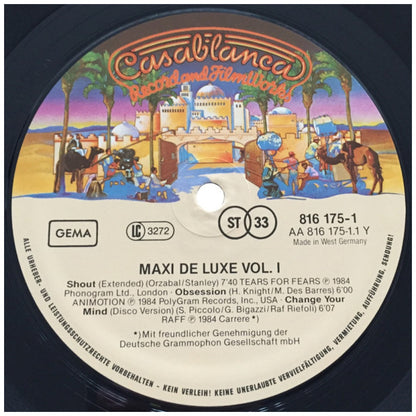 MAXI DE LUXE VOL. I - THE LONG VERSIONS VOL. I | VINILO USADO
