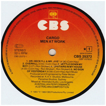 MEN AT WORK - CARGO | VINILO USADO