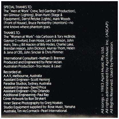 MEN AT WORK - CARGO | VINILO USADO