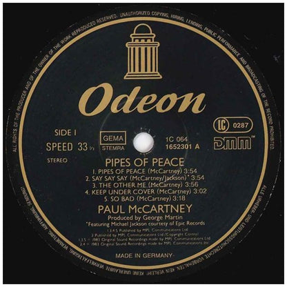 PAUL MCCARTNEY - PIPES OF PEACE | VINILO USADO