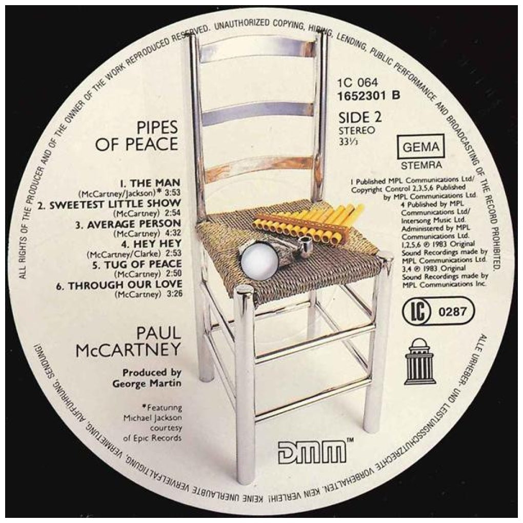 PAUL MCCARTNEY - PIPES OF PEACE | VINILO USADO