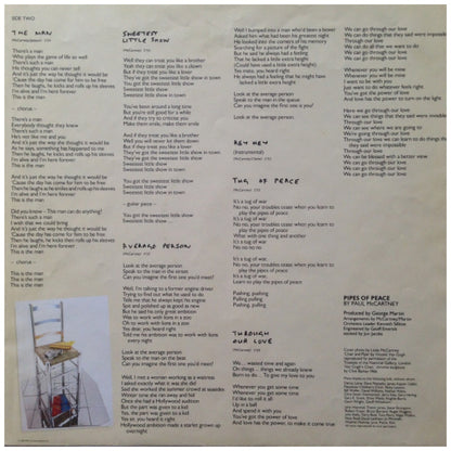 PAUL MCCARTNEY - PIPES OF PEACE | VINILO USADO