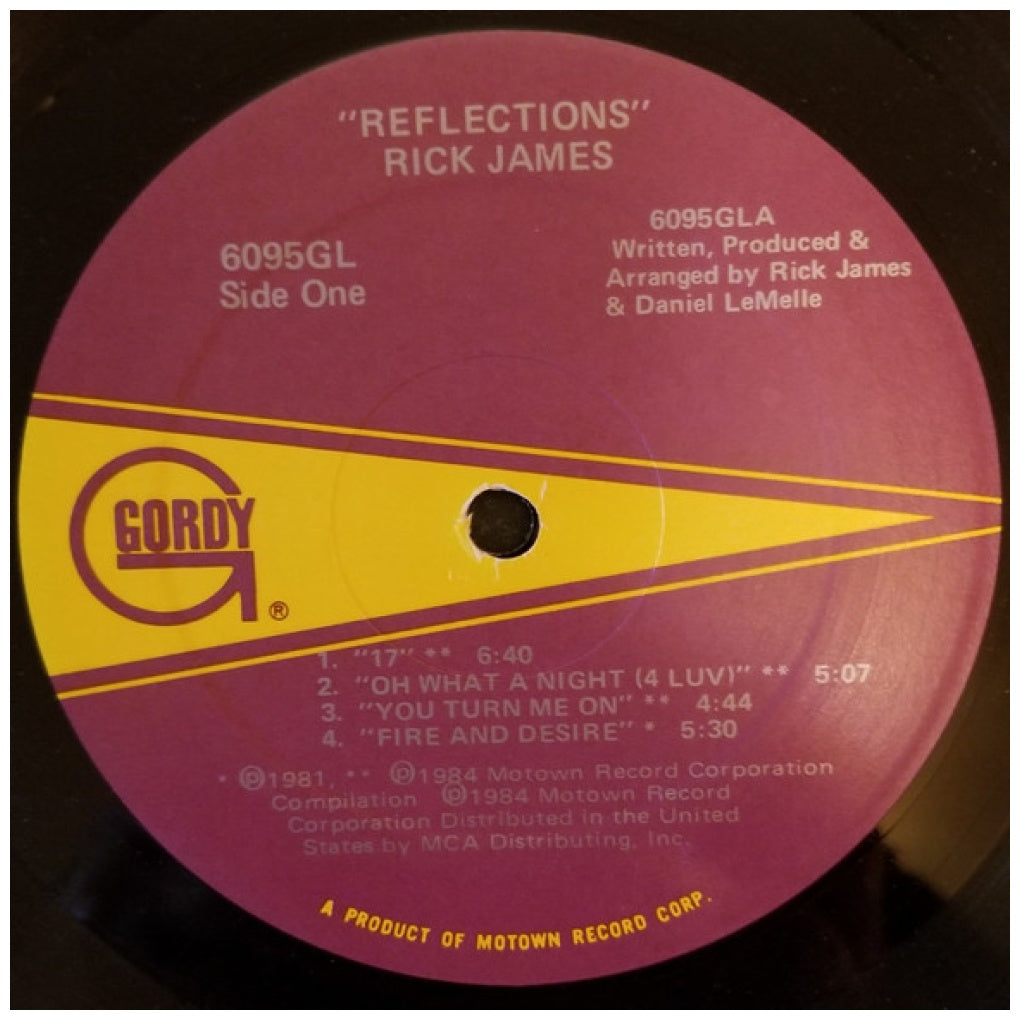 RICK JAMES - REFLECTIONS: GREATEST HITS (INC. POSTER) | VINILO USADO