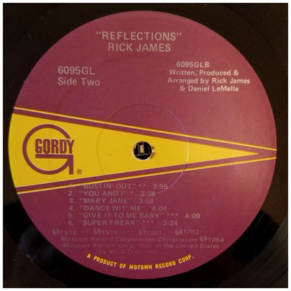 RICK JAMES - REFLECTIONS: GREATEST HITS (INC. POSTER) | VINILO USADO