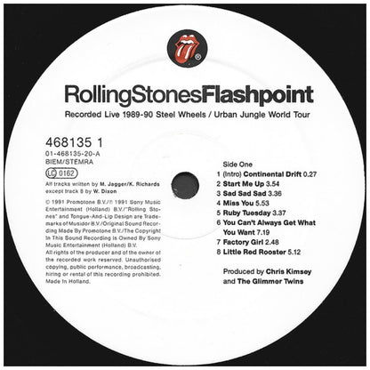 ROLLING STONES - FLASHPOINT | VINILO USADO