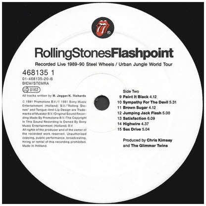 ROLLING STONES - FLASHPOINT | VINILO USADO