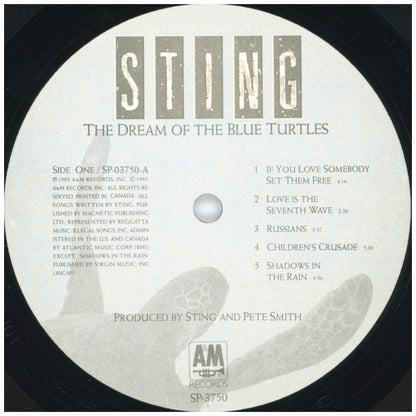 STING - THE DREAM OF THE BLUE TURTLES | VINILO USADO
