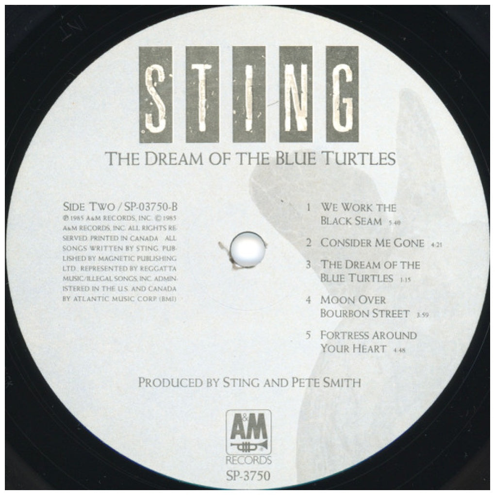 STING - THE DREAM OF THE BLUE TURTLES | VINILO USADO