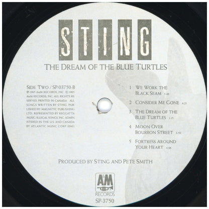 STING - THE DREAM OF THE BLUE TURTLES | VINILO USADO