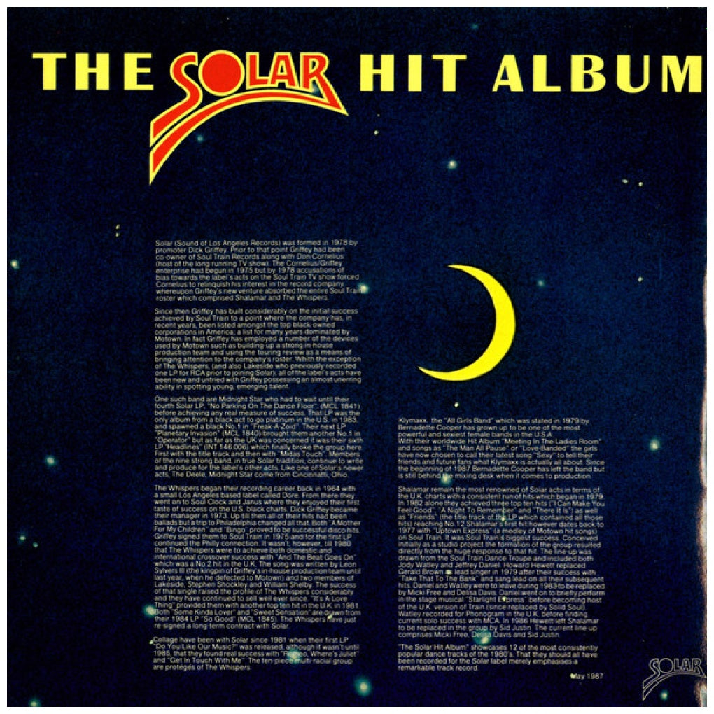THE SOLAR HIT ALBUM - V.A. - AND THE BEAT GOES ON!! | VINILO USADO