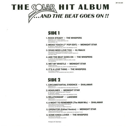 THE SOLAR HIT ALBUM - V.A. - AND THE BEAT GOES ON!! | VINILO USADO