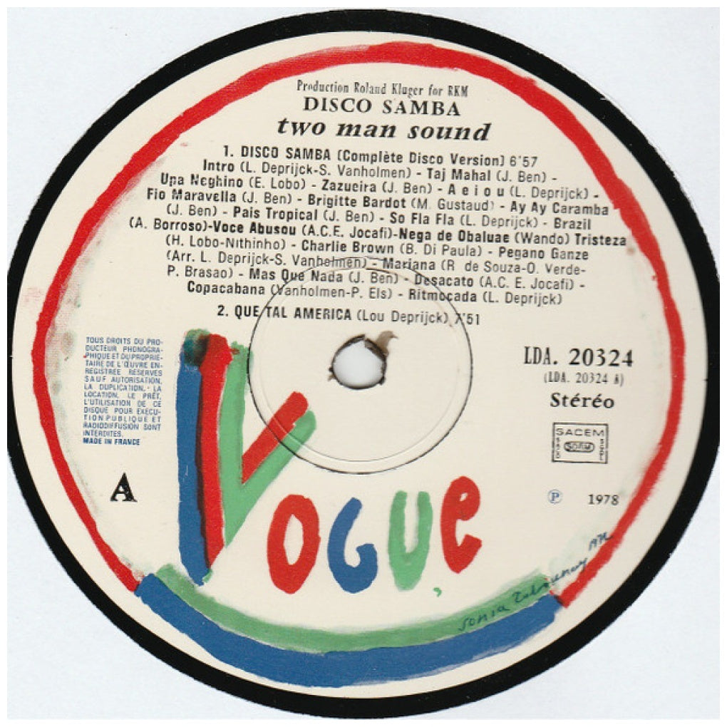 TWO MAN SOUND - DISCO SAMBA | VINILO USADO