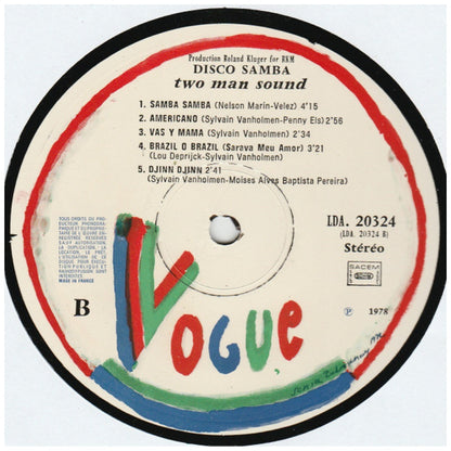 TWO MAN SOUND - DISCO SAMBA | VINILO USADO