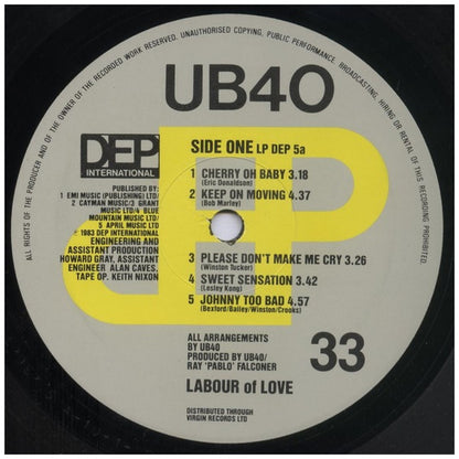 UB 40 - LABOUR OF LOVE | VINILO USADO