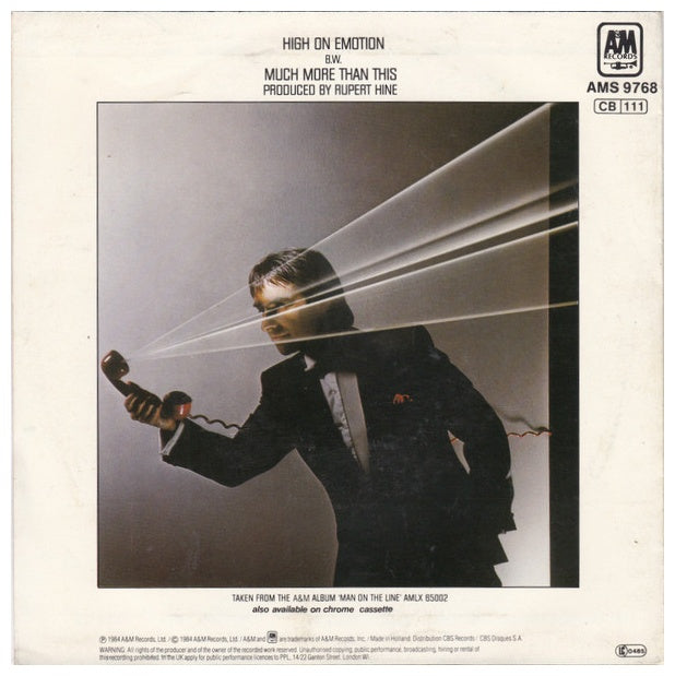 CHRIS DE BURGH - HIGH ON EMOTION | 7" SINGLE USADO