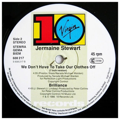 JERMAINE STEWART - WE DON T HAVE TO TAKE OUR CLOTHES OFF | 12" MAXI SINGLE VINILO USADO