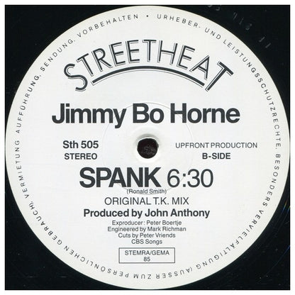 JIMMY "BO" HORNE - SPANK | 12" MAXI SINGLE VINILO USADO