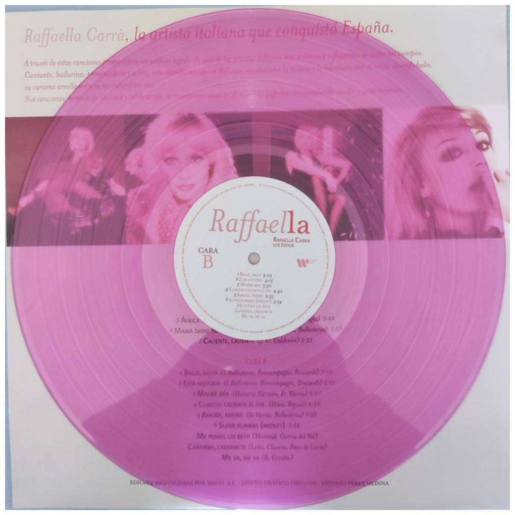 RAFFAELLA CARRA - LOS EXITOS (VINILO ROSA) | VINILO