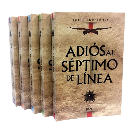 ADIOS AL 7MO. DE LINEA (5 T) (TAPA RUSTICA CON SOLAPA) - JORGE INOSTROSA | LIBRO