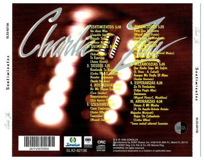 CHARLIE ZAA - SENTIMIENTOS | VINILO